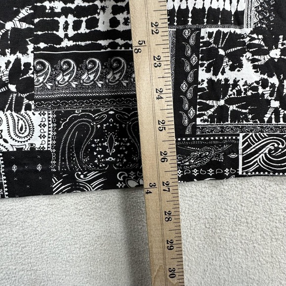 Robert Graham Polo Shirt Mens 2XL Black White Bandana Paisley Classic Fit - Picture 9 of 10